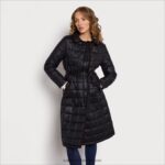 jp Sam Edelman 女性 キルティングフェイクファー裏地付きトレンチコート 黒 4NFV0P1279 衣服 - Image 3