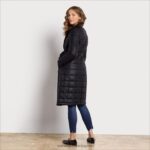 jp Sam Edelman 女性 キルティングフェイクファー裏地付きトレンチコート 黒 4NFV0P1279 衣服 - Image 4