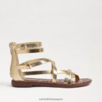 jp Sam Edelman 女性 ギブスグラディエーターサンダル アンバーゴールド 4NFV0P530 履物 - Image 2
