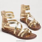 jp Sam Edelman 女性 ギブスグラディエーターサンダル アンバーゴールド 4NFV0P530 履物 - Image 7
