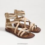 jp Sam Edelman 女性 ギブスグラディエーターサンダル 天然砂 4NFV0P529 履物
