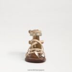 jp Sam Edelman 女性 ギブスグラディエーターサンダル 天然砂 4NFV0P529 履物 - Image 3