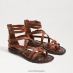 jp Sam Edelman 女性 ギブスグラディエーターサンダル 濃厚なコニャック 4NFV0P943 履物