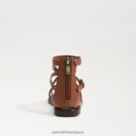 jp Sam Edelman 女性 ギブスグラディエーターサンダル 濃厚なコニャック 4NFV0P943 履物 - Image 5