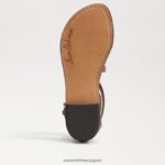 jp Sam Edelman 女性 ギブスグラディエーターサンダル 濃厚なコニャック 4NFV0P943 履物 - Image 6