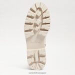 jp Sam Edelman 女性 ギャレットプラットフォームコンバットブーツ モダンなアイボリーレザー 4NFV0P625 履物 - Image 6