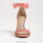 jp Sam Edelman 女性 ギリー ビーズ アンクルストラップ ヒール スタッコピンク 4NFV0P605 履物 - Image 3