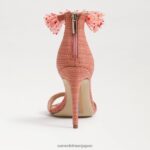 jp Sam Edelman 女性 ギリー ビーズ アンクルストラップ ヒール スタッコピンク 4NFV0P605 履物 - Image 5