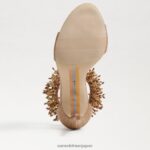 jp Sam Edelman 女性 ギリー ビーズ アンクルストラップ ヒール バフタン 4NFV0P603 履物 - Image 6
