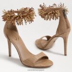 jp Sam Edelman 女性 ギリー ビーズ アンクルストラップ ヒール バフタン 4NFV0P603 履物 - Image 7