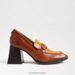 jp Sam Edelman 女性 クインシーブロックヒールローファー 錆びた茶色 4NFV0P630 履物 - Image 2