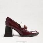 jp Sam Edelman 女性 クインシーブロックヒールローファー シラー/モダンアイボリー 4NFV0P629 履物 - Image 2