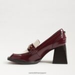 jp Sam Edelman 女性 クインシーブロックヒールローファー シラー/モダンアイボリー 4NFV0P629 履物 - Image 4