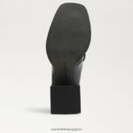 jp Sam Edelman 女性 クインシーブロックヒールローファー ブラックパテント 4NFV0P631 履物 - Image 6