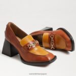 jp Sam Edelman 女性 クインシーブロックヒールローファー 錆びた茶色 4NFV0P630 履物 - Image 7