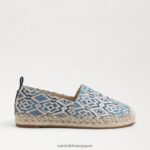 jp Sam Edelman 女性 クリスタ エスパドリーユ ブルーマルチ 4NFV0P276 履物 - Image 2