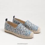 jp Sam Edelman 女性 クリスタ エスパドリーユ ブルーマルチ 4NFV0P276 履物