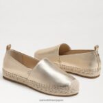 jp Sam Edelman 女性 クリスタ エスパドリーユ 金箔 4NFV0P278 履物 - Image 7