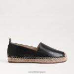 jp Sam Edelman 女性 クリスタ エスパドリーユ 黒 4NFV0P277 履物 - Image 2