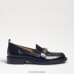 jp Sam Edelman 女性 クリスティローファー ブラックボックスレザー 4NFV0P215 履物 - Image 2