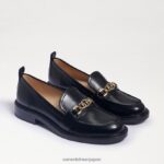 jp Sam Edelman 女性 クリスティローファー ブラックボックスレザー 4NFV0P215 履物
