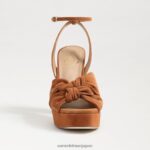 jp Sam Edelman 女性 クリステンのプラットフォームヒール フロンティアブラウン 4NFV0P820 履物 - Image 3