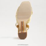 jp Sam Edelman 女性 クリステンのプラットフォームヒール サフランベルベット 4NFV0P816 履物 - Image 6
