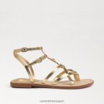 jp Sam Edelman 女性 グウェン グラディエーター サンダル アンバーゴールド 4NFV0P249 履物 - Image 2