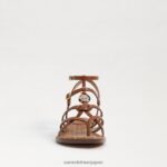 jp Sam Edelman 女性 グウェン グラディエーター サンダル 濃厚なコニャック 4NFV0P247 履物 - Image 3