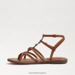 jp Sam Edelman 女性 グウェン グラディエーター サンダル 濃厚なコニャック 4NFV0P247 履物 - Image 4