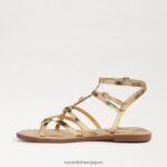 jp Sam Edelman 女性 グウェン グラディエーター サンダル アンバーゴールド 4NFV0P249 履物 - Image 4