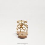 jp Sam Edelman 女性 グウェン グラディエーター サンダル アンバーゴールド 4NFV0P249 履物 - Image 5