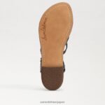 jp Sam Edelman 女性 グウェン グラディエーター サンダル 黒い革 4NFV0P248 履物 - Image 6