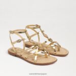 jp Sam Edelman 女性 グウェン グラディエーター サンダル アンバーゴールド 4NFV0P249 履物