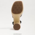 jp Sam Edelman 女性 グレイソンプラットフォームヒール 黒いスエード 4NFV0P668 履物 - Image 6