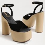 jp Sam Edelman 女性 グレイソンプラットフォームヒール 黒いスエード 4NFV0P668 履物 - Image 7