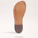 jp Sam Edelman 女性 グレーシースライドサンダル 自然 4NFV0P197 履物 - Image 6