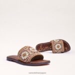jp Sam Edelman 女性 グレーシースライドサンダル 自然 4NFV0P197 履物 - Image 7