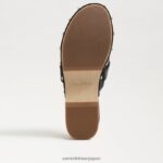 jp Sam Edelman 女性 ケイクロッグ 黒い革 4NFV0P442 履物 - Image 6