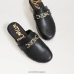 jp Sam Edelman 女性 ケイクロッグ 黒い革 4NFV0P442 履物 - Image 7