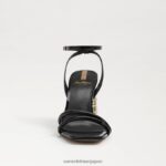 jp Sam Edelman 女性 ケイデンブロックヒール 黒 4NFV0P713 履物 - Image 3