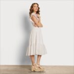 jp Sam Edelman 女性 ケンナ ミディドレス クチナシ 4NFV0P1101 衣服 - Image 2