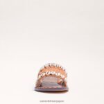 jp Sam Edelman 女性 ゲイル ビーズ スライド サンダル コニャックマルチ 4NFV0P454 履物 - Image 3