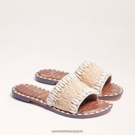 jp Sam Edelman 女性 ゲイル ビーズ スライド サンダル ナチュラルアイボリー 4NFV0P455 履物