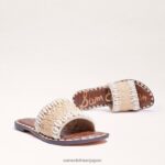 jp Sam Edelman 女性 ゲイル ビーズ スライド サンダル ナチュラルアイボリー 4NFV0P455 履物 - Image 7