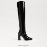 jp Sam Edelman 女性 コゼット トール ブーツ ブラックパテント 4NFV0P746 履物 - Image 2