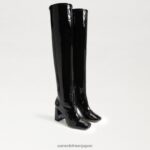 jp Sam Edelman 女性 コゼット トール ブーツ ブラックパテント 4NFV0P746 履物