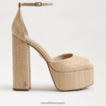jp Sam Edelman 女性 コリプラットフォームヒール ブナ材 4NFV0P237 履物 - Image 2