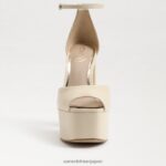 jp Sam Edelman 女性 コリプラットフォームヒール モダンなアイボリー 4NFV0P241 履物 - Image 3