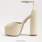 jp Sam Edelman 女性 コリプラットフォームヒール モダンなアイボリー 4NFV0P241 履物 - Image 4